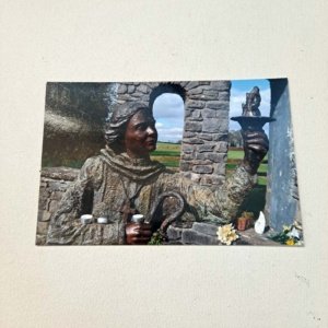Photo Postcard of Statue of St. Brigid/Goddess Brigid, Brigid's Well, Kildare, Ireland - Image 4