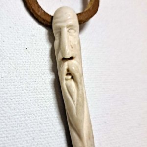 Carved Antler Tip - Viking Elder - REG by Jay Jones - Image 7