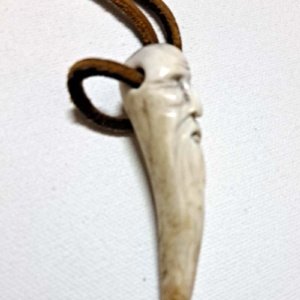 Carved Antler Tip - Viking Elder - REG by Jay Jones - Image 9