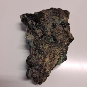 Possible Phosphophyllite Crystal specimen with perhaps Chrysocolla, Aurichalcite, and-or Libethenite - Image 3