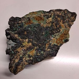 Possible Phosphophyllite Crystal specimen with perhaps Chrysocolla, Aurichalcite, and-or Libethenite - Image 8