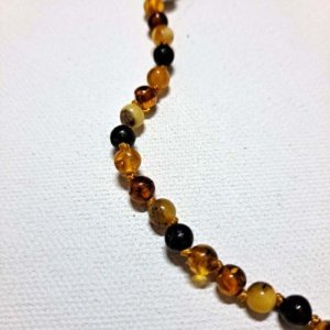 Baltic Amber knotted Teething Necklace - Image 5