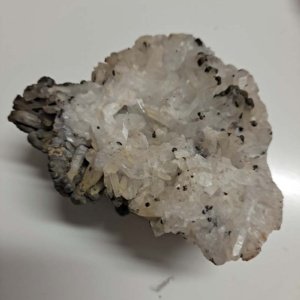 Medium Goethite on Quartz mineral specimen - Image 6