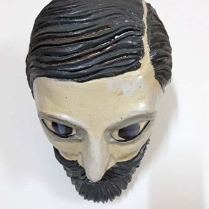 Greek Theater Tragedy Mask, Used - Image 2