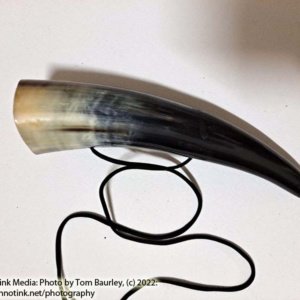 Small Kid's Viking Blowing Horn 8.5x2.5x2" - Image 3