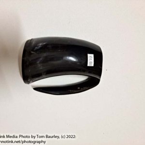 Medium black Viking Drinking Horn Mug - Image 6