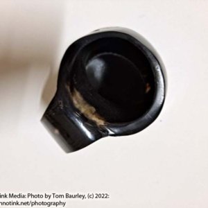Medium black Viking Drinking Horn Mug - Image 7