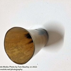 Medium Amber Tan Mead Drinking Cup 4.25x2.5x2.5 - Image 4