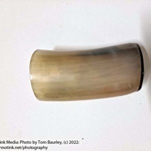 Medium Amber Tan Mead Drinking Cup 4.25x2.5x2.5 - Image 5