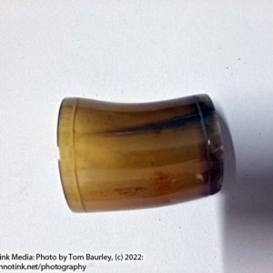 Small Amber Tan Mead Drinking Cup 3x2.5x2.5 - Image 3