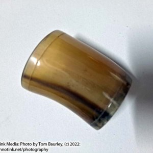Small Amber Tan Mead Drinking Cup 3x2.5x2.5 - Image 4