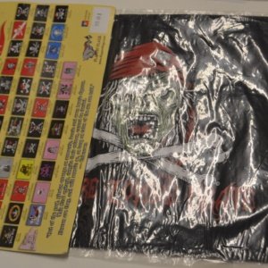 Beware Zombie Pirate Flag, 45 x 30 x .5 cm - Image 4