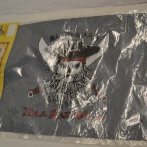 Grey Blackbeard - I'm A Bad Man Pirate Flag, 45 x 30 x .5 (12 x 18 in) - Image 6