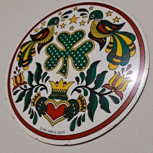 Used Small Dutch Hex Sign: Irish - Hoyt - Image 5