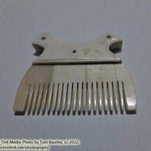 Long Viking Bone Comb Catcher 3" - Image 3