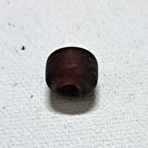 Viking Grave Glass Bead - Replica, Dark Blood Red Pill - Image 4