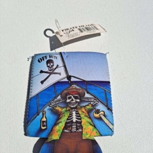 Off Duty Pirate Neoprene Can Cooler - Image 3