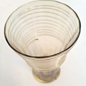 Tall hand-blown Birka Viking Grave replica Glass Cylinder Cup - Image 2