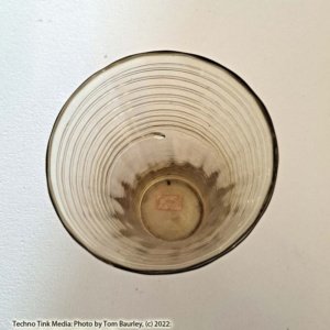Tall hand-blown Birka Viking Grave replica Glass Cylinder Cup - Image 7