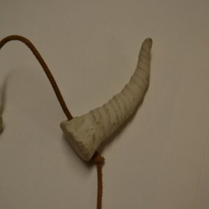 Unpainted Large sized twisted costume horns - Image 5