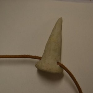 Unpainted Medium sized plain costume horns - Image 5
