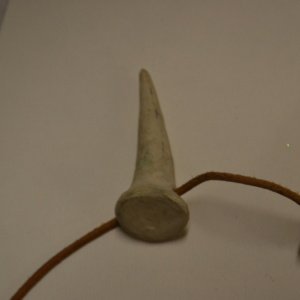 Unpainted Medium sized plain costume horns - Image 6