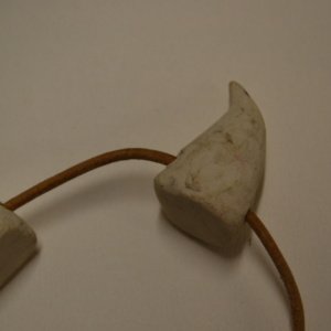Unpainted Small Stub Costume Horns - Image 4