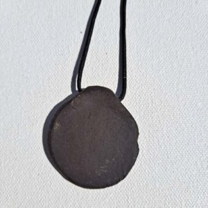 Black Jolly Rogers Clay Pendant necklace - Image 5