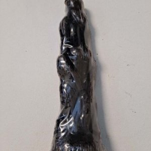 Spell Candle - Female Figurine, Black - 7.5x2x2 - Image 6