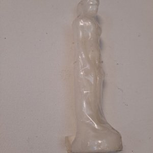 Spell Candle, male Figurine  - White 7.5x2x2 - Image 4