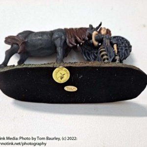 Small Amy Brown Dark Unicorn and Faerie Figurine - Image 8