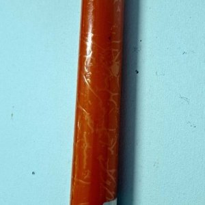 Pillar Candle - Orange 9x2x2 - Image 5