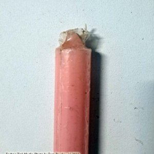 Pillar Candle - Pink 9x2x2 - Image 4
