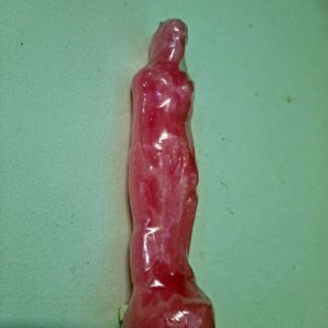 Spell Candle - Male Figurine, Pink 8x2x2 - Image 4