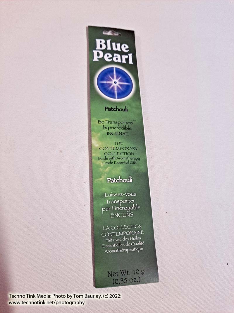 Blue Pearl Patchouli Stick Incense 10g