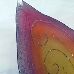 Pink-Orange-Yellow Flower Fairy Wings 20"x15"x6" - Image 6