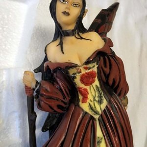 Amy Brown Large Queen Mab Fairy Faerie Figurine (Needs Repair) - Image 9