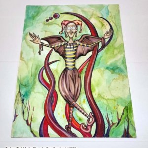 Master of Serendipity Jester Painting - Image 3