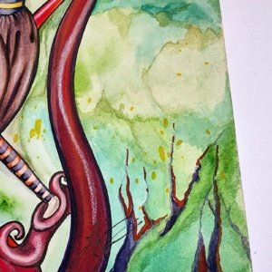 Master of Serendipity Jester Painting - Image 4