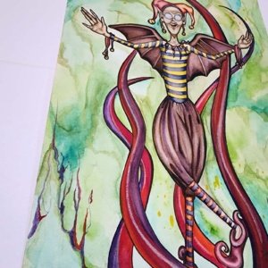 Master of Serendipity Jester Painting - Image 5