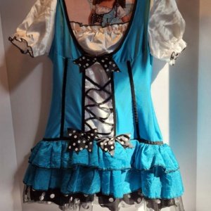 Blue belle Fairy Kids Large Costume 12-14 - Image 2