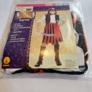 Girl's Pretty Pirate Costume for Small 4-6 - Image 7