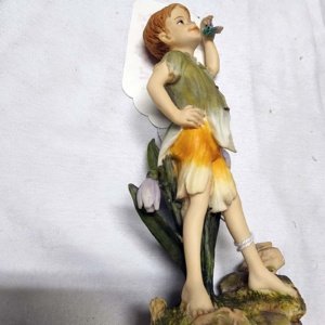 Meadow Fairies Medium Boy Fairy Figurine (Missing Wings) - Image 6