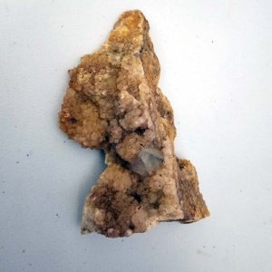 Medium sized Quart Crystal Chunk with Fluorite crystal approx 4x2x1.5 inches, 3.1 oz - Image 2