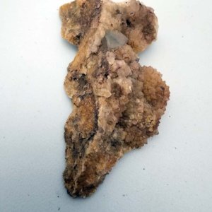 Medium sized Quart Crystal Chunk with Fluorite crystal approx 4x2x1.5 inches, 3.1 oz - Image 4