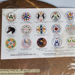 Large Oak Hex Sign - Pennsylvania Dutch Magic Symbol - Image 7