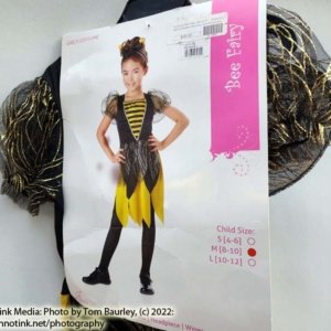 Girls' Bee Fairy Costume size medium 8-10 - Image 4