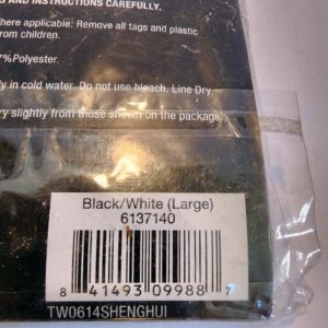 White and Black Striped Adult Tights - Image 2