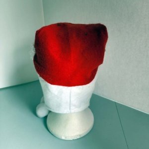Santa Face Felt Hat - Image 4