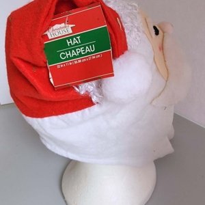 Santa Face Felt Hat - Image 5